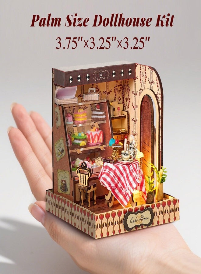 BenBen DIY Miniature House Kit, Cake Shop Model Craft Kits, Furniture, Mini Doll House Building Kit for Adults, Teens, Tiny Dollhouse Diorama for Stress Relief, Home Décor - Image 4